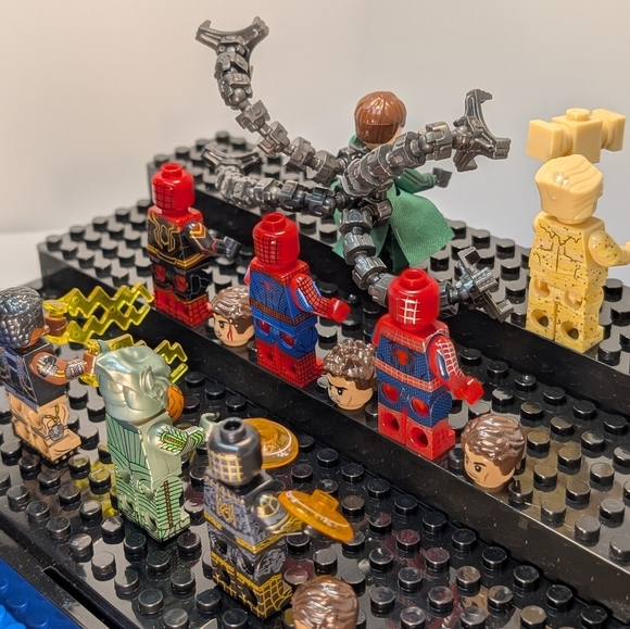 8 Minifigures- Spiderman No Way Home Heroes and Villains Green Goblin Electro - Picture 12 of 12